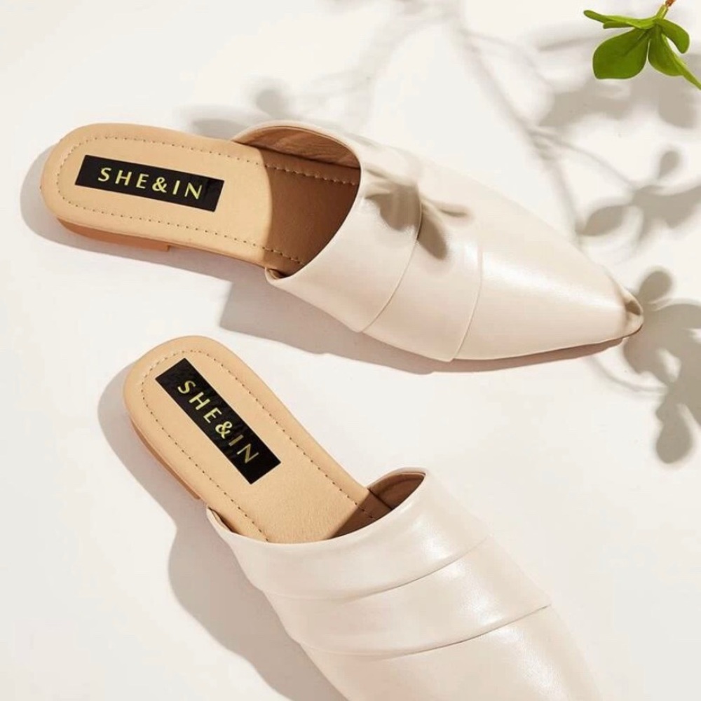 Pointed Flats Mules